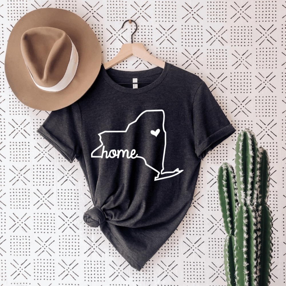 Customizable State “home” Graphic T-Shirt